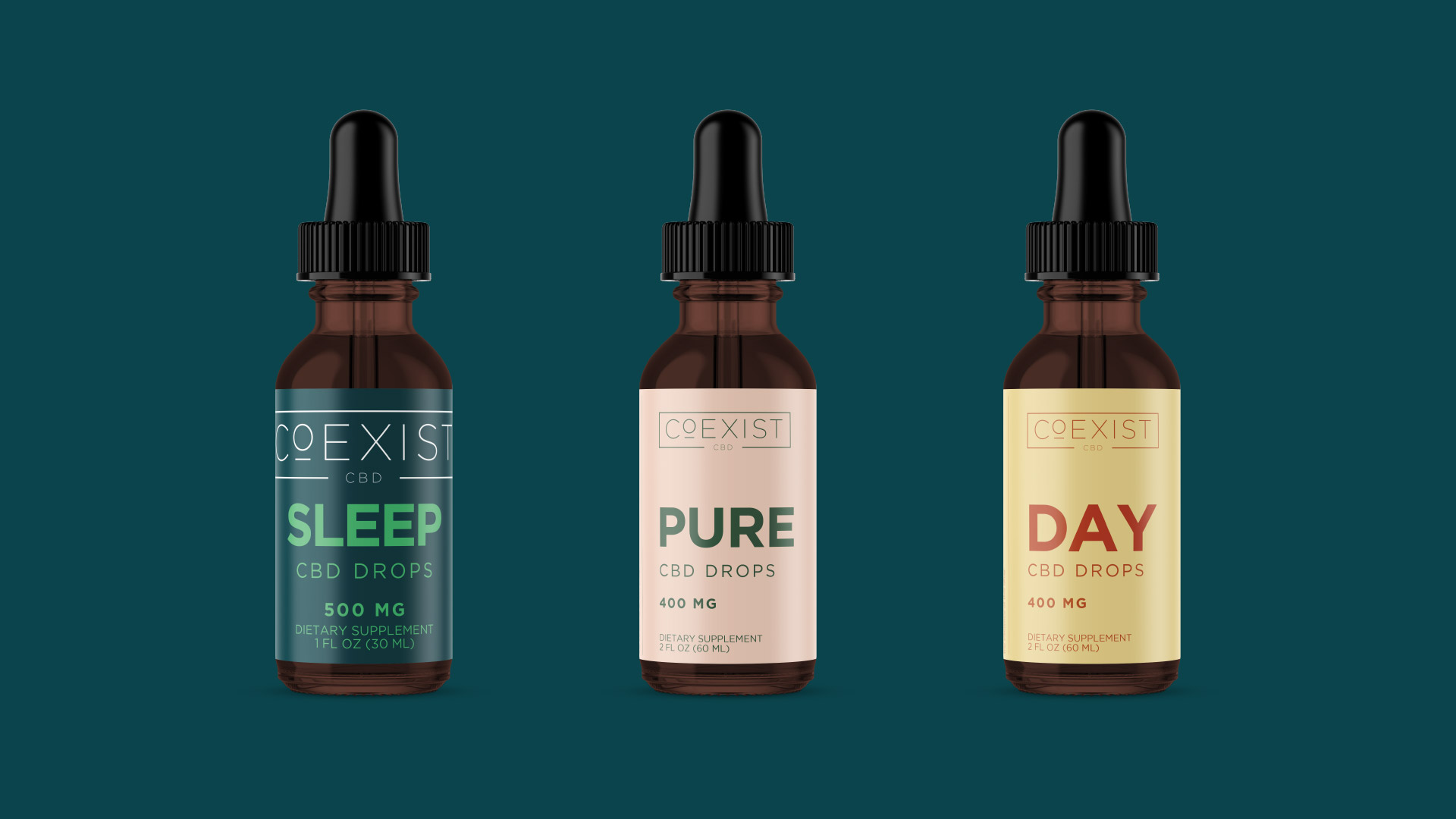 Coexist CBD packaging