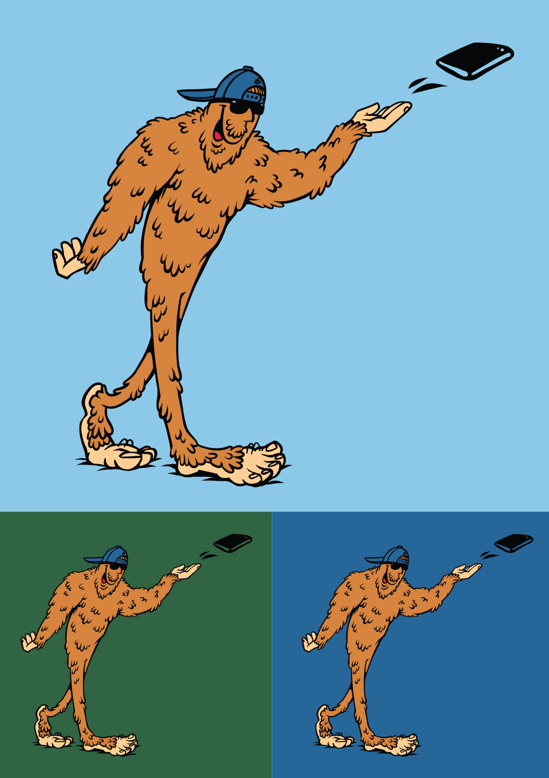 Good Karma Cornhole Illustration